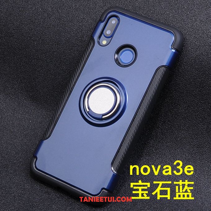 Etui Huawei Nova 3e Silikonowe Telefon Komórkowy All Inclusive, Futerał Huawei Nova 3e Czerwony Anti-fall Ochraniacz