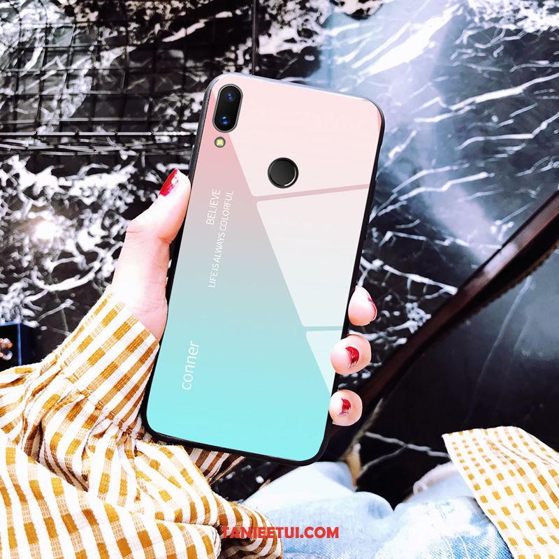 Etui Huawei Nova 3e Wiatr Czerwony Netto Tendencja, Futerał Huawei Nova 3e Cienkie Nowy Szkło