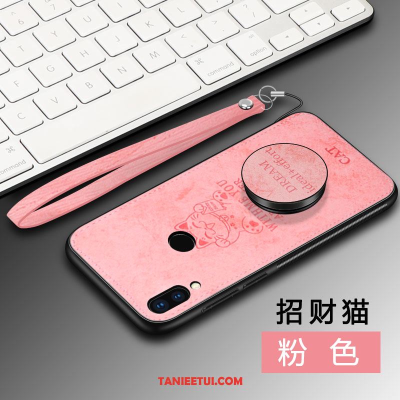 Etui Huawei Nova 3i Płótno Bogactwo Wspornik, Futerał Huawei Nova 3i Ring Telefon Komórkowy Kotek