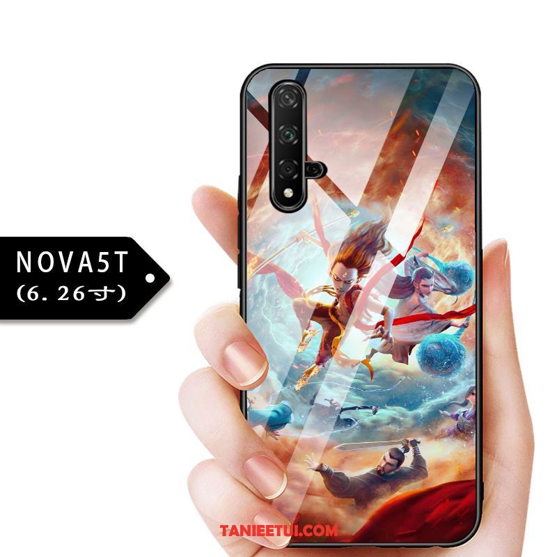 Etui Huawei Nova 5t Anti-fall Szkło Cienka, Obudowa Huawei Nova 5t Dostosowane Telefon Komórkowy Niebieski