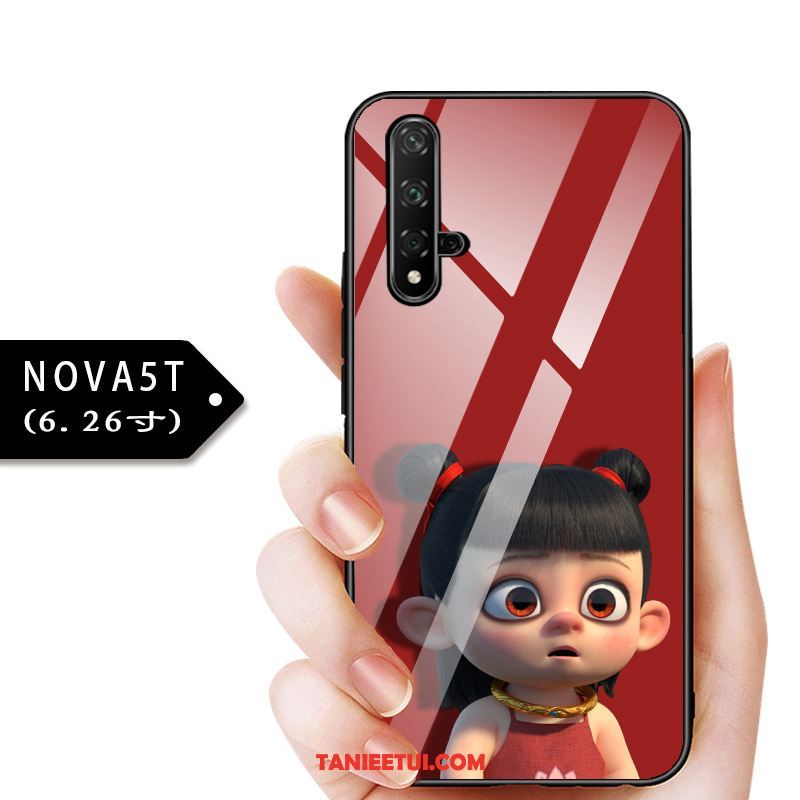 Etui Huawei Nova 5t Anti-fall Szkło Cienka, Obudowa Huawei Nova 5t Dostosowane Telefon Komórkowy Niebieski