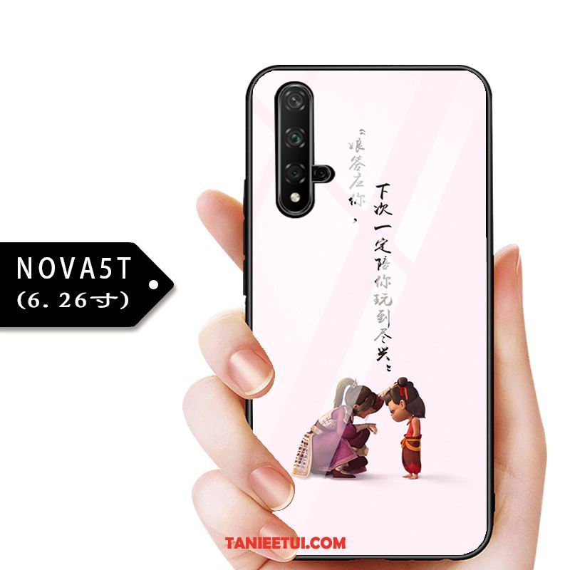 Etui Huawei Nova 5t Anti-fall Szkło Cienka, Obudowa Huawei Nova 5t Dostosowane Telefon Komórkowy Niebieski