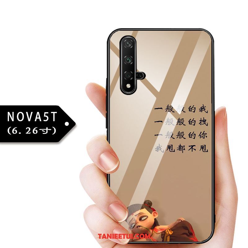 Etui Huawei Nova 5t Anti-fall Szkło Cienka, Obudowa Huawei Nova 5t Dostosowane Telefon Komórkowy Niebieski