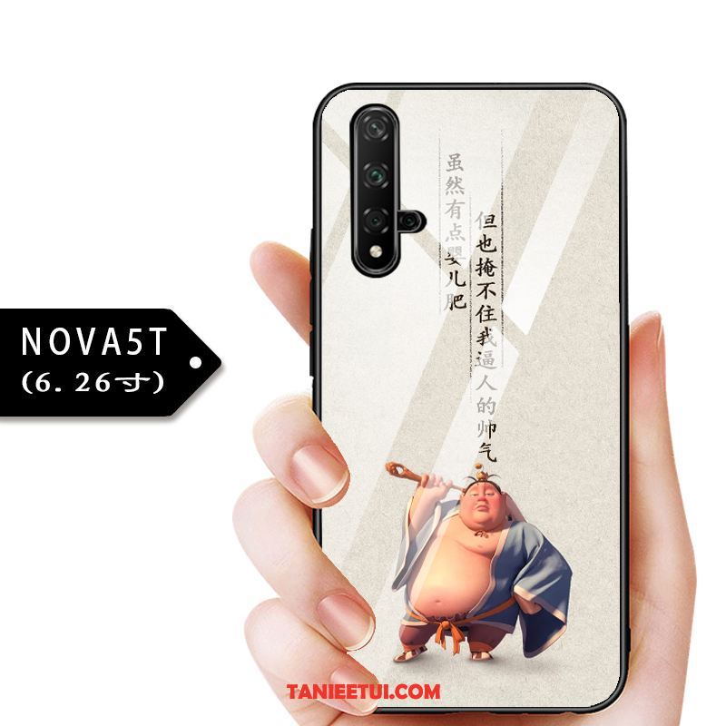 Etui Huawei Nova 5t Anti-fall Szkło Cienka, Obudowa Huawei Nova 5t Dostosowane Telefon Komórkowy Niebieski