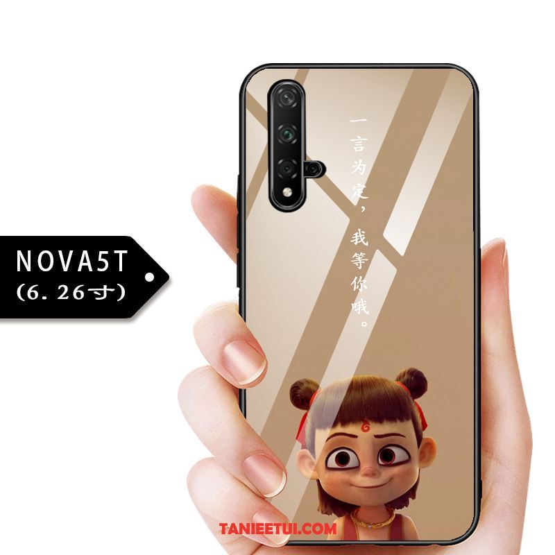 Etui Huawei Nova 5t Anti-fall Szkło Cienka, Obudowa Huawei Nova 5t Dostosowane Telefon Komórkowy Niebieski