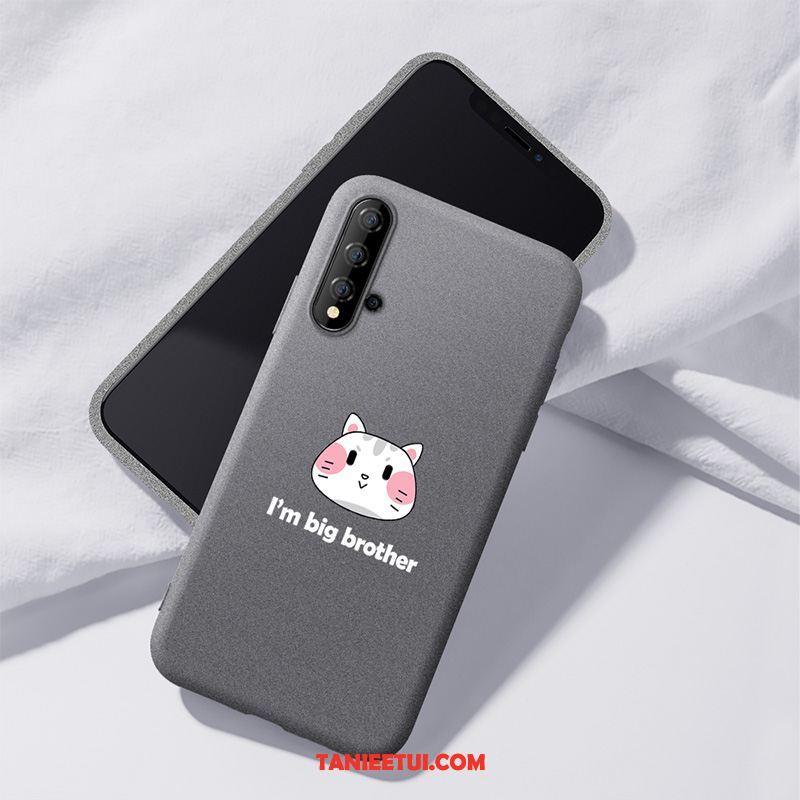 Etui Huawei Nova 5t Silikonowe Nubuku All Inclusive, Obudowa Huawei Nova 5t Miękki Ochraniacz Czerwony