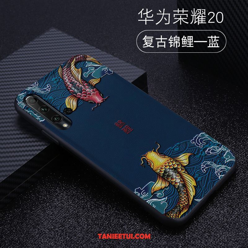 Etui Huawei Nova 5t Vintage Żółty Wisiorek, Obudowa Huawei Nova 5t Ring Kreatywne Zielony