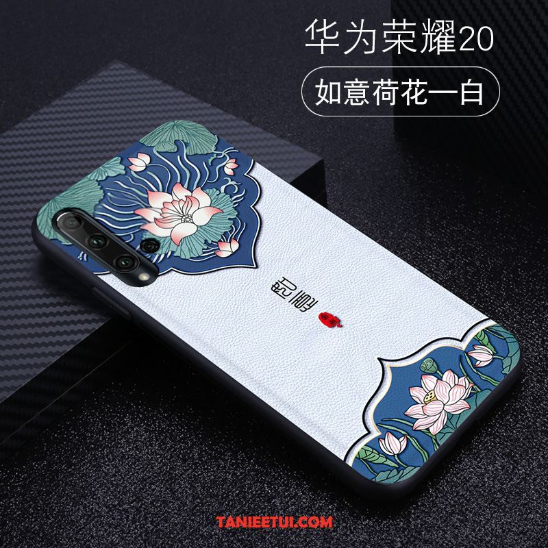 Etui Huawei Nova 5t Vintage Żółty Wisiorek, Obudowa Huawei Nova 5t Ring Kreatywne Zielony