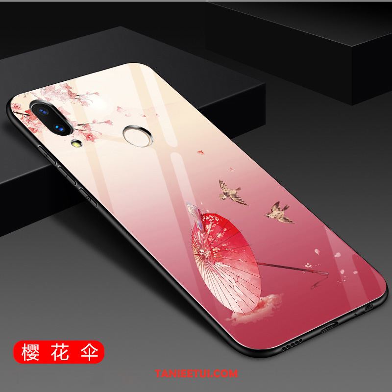 Etui Huawei P Smart 2019 Czerwony Netto Trudno Telefon Komórkowy, Obudowa Huawei P Smart 2019 Lustro Ochraniacz Modna Marka