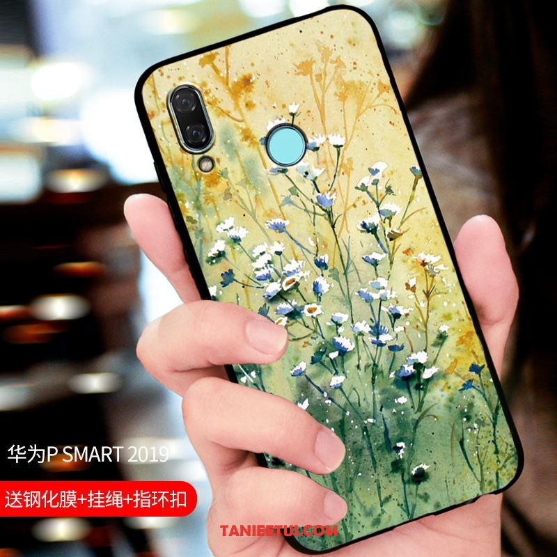 Etui Huawei P Smart 2019 Niebieski Ochraniacz Telefon Komórkowy, Pokrowce Huawei P Smart 2019 All Inclusive Dostosowane Nubuku