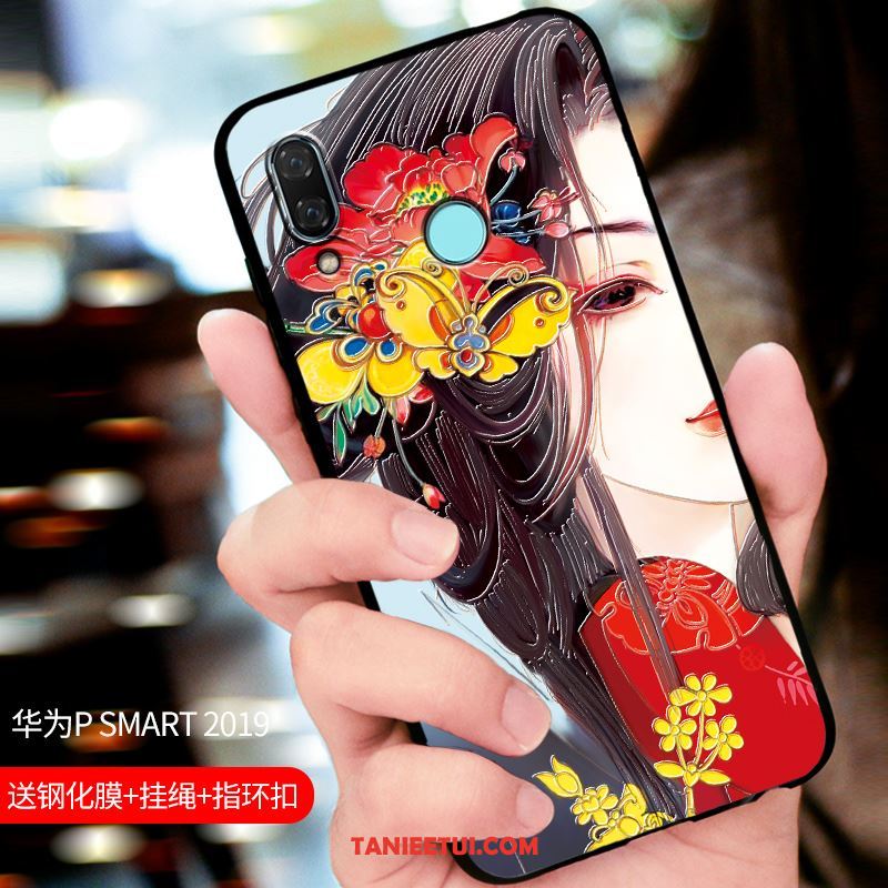 Etui Huawei P Smart 2019 Niebieski Ochraniacz Telefon Komórkowy, Pokrowce Huawei P Smart 2019 All Inclusive Dostosowane Nubuku