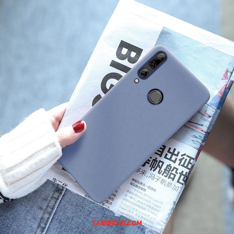 Etui Huawei P Smart+ 2019 Proste All Inclusive Nubuku, Obudowa Huawei P Smart+ 2019 Jednolity Kolor Trudno Szary