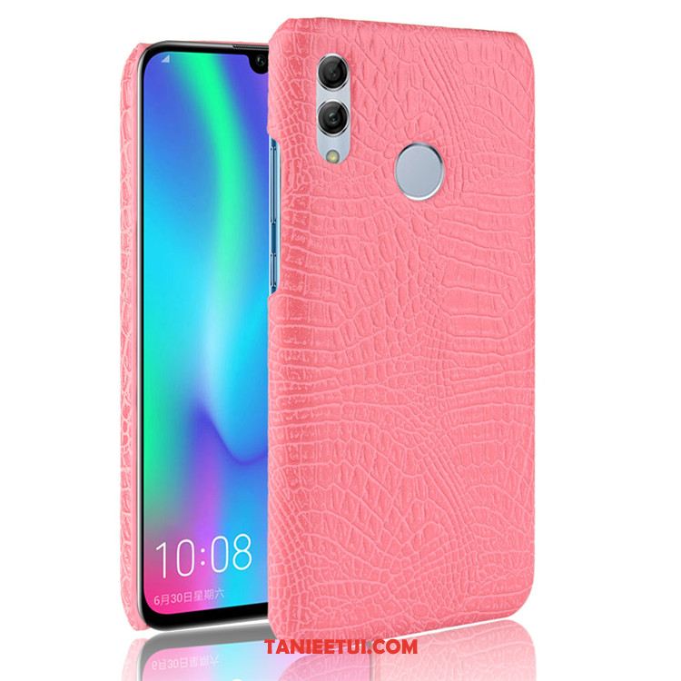 Etui Huawei P Smart 2019 Skóra Wzór Czarny, Futerał Huawei P Smart 2019 Trudno Krokodyl Ochraniacz