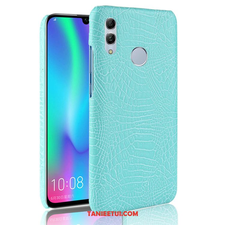 Etui Huawei P Smart 2019 Skóra Wzór Czarny, Futerał Huawei P Smart 2019 Trudno Krokodyl Ochraniacz