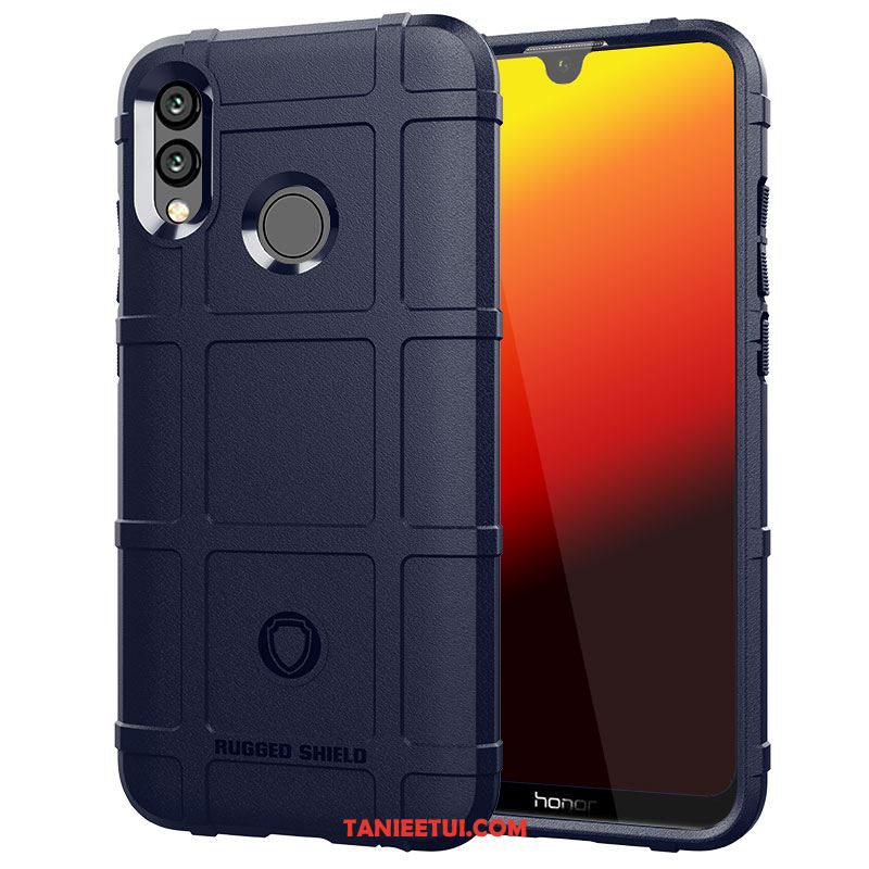 Etui Huawei P Smart 2019 Trzy Mechanizmy Obronne Ochraniacz Nubuku, Futerał Huawei P Smart 2019 Modna Marka Telefon Komórkowy Gruba Braun