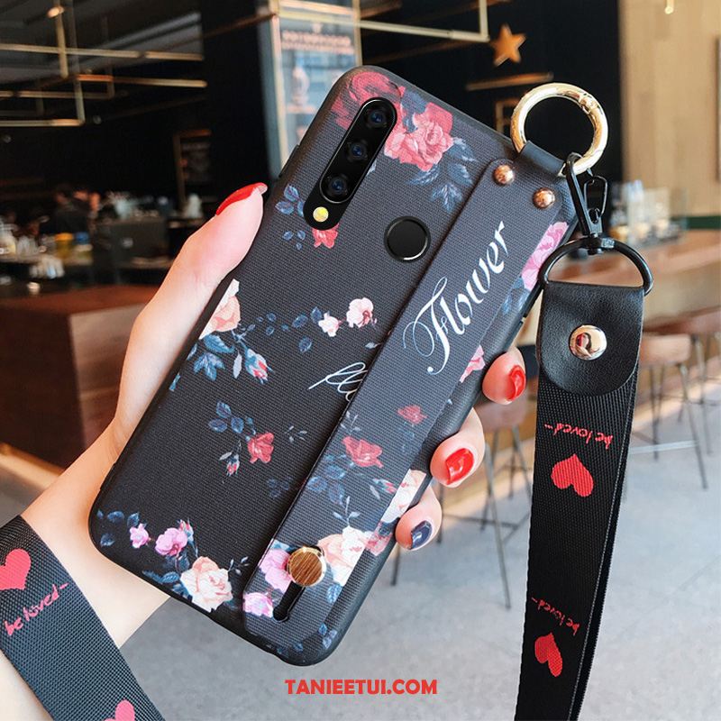 Etui Huawei P Smart+ 2019 Wiszące Ozdoby Silikonowe Czarny, Futerał Huawei P Smart+ 2019 Anti-fall Tendencja All Inclusive