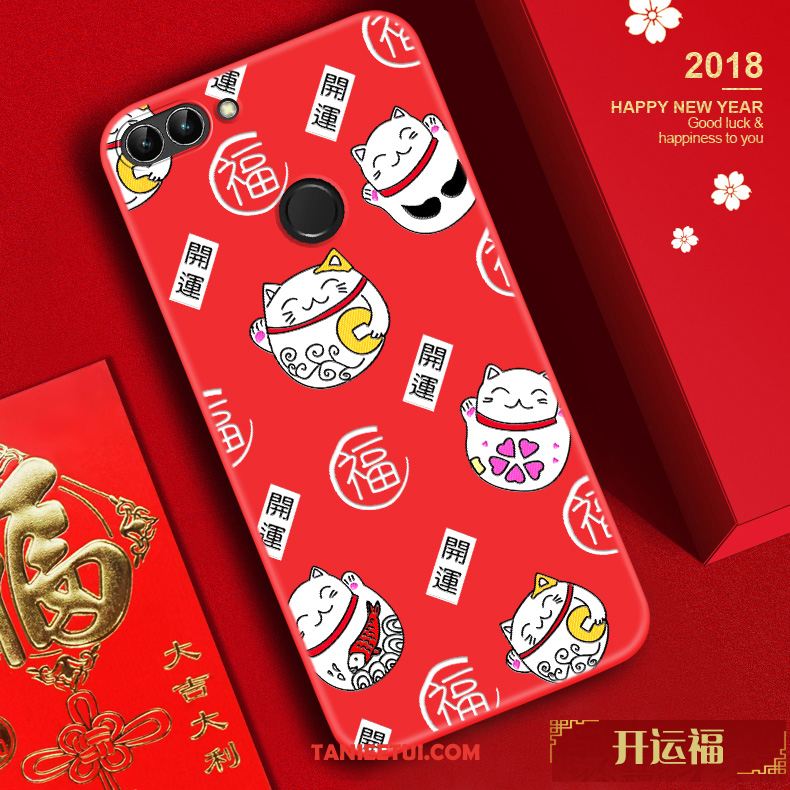 Etui Huawei P Smart Relief Nowy Kotek, Pokrowce Huawei P Smart Silikonowe All Inclusive Tendencja