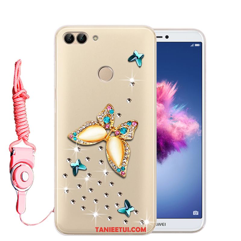 Etui Huawei P Smart Rhinestone Anti-fall Silikonowe, Obudowa Huawei P Smart Miękki Ochraniacz Telefon Komórkowy