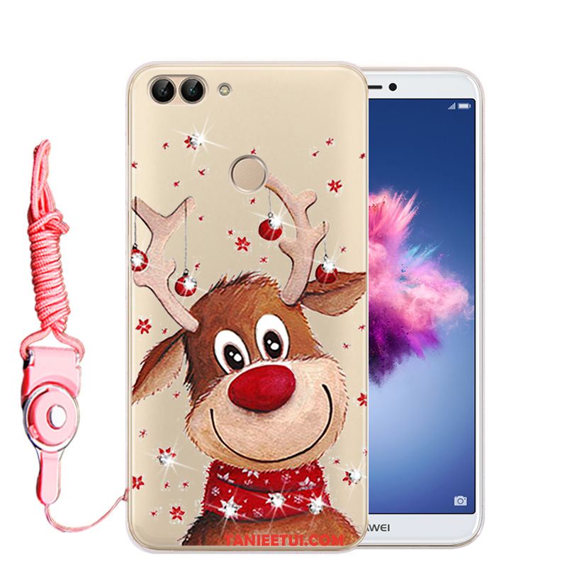 Etui Huawei P Smart Rhinestone Anti-fall Silikonowe, Obudowa Huawei P Smart Miękki Ochraniacz Telefon Komórkowy