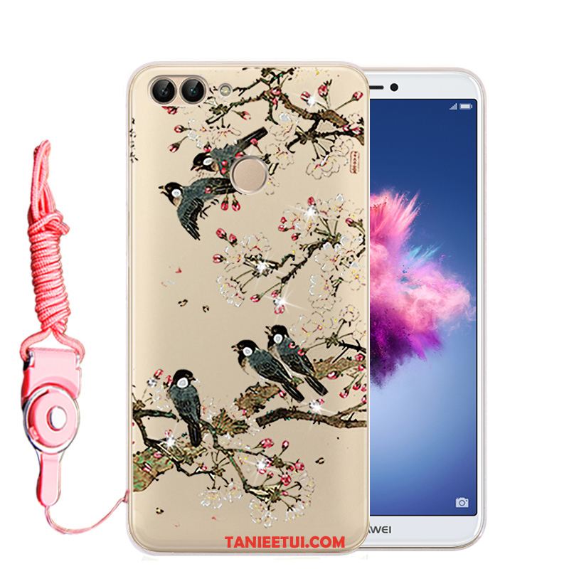 Etui Huawei P Smart Rhinestone Anti-fall Silikonowe, Obudowa Huawei P Smart Miękki Ochraniacz Telefon Komórkowy