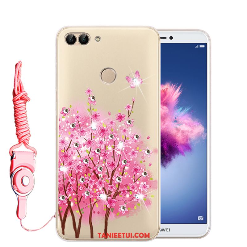 Etui Huawei P Smart Rhinestone Anti-fall Silikonowe, Obudowa Huawei P Smart Miękki Ochraniacz Telefon Komórkowy