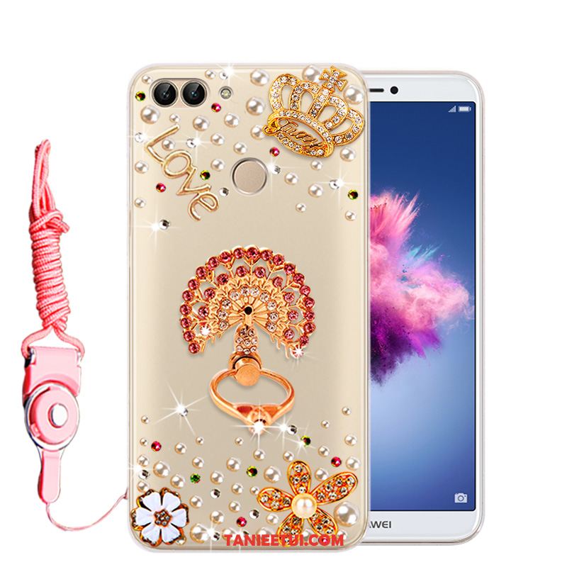 Etui Huawei P Smart Rhinestone Anti-fall Silikonowe, Obudowa Huawei P Smart Miękki Ochraniacz Telefon Komórkowy