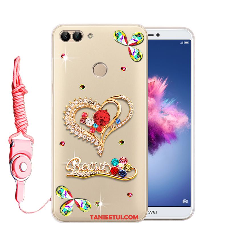 Etui Huawei P Smart Rhinestone Anti-fall Silikonowe, Obudowa Huawei P Smart Miękki Ochraniacz Telefon Komórkowy