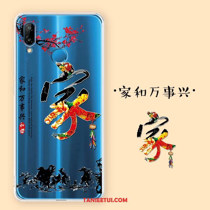 Etui Huawei P Smart+ Silikonowe Przezroczysty Ochraniacz, Futerał Huawei P Smart+ Biały Miękki Cienkie