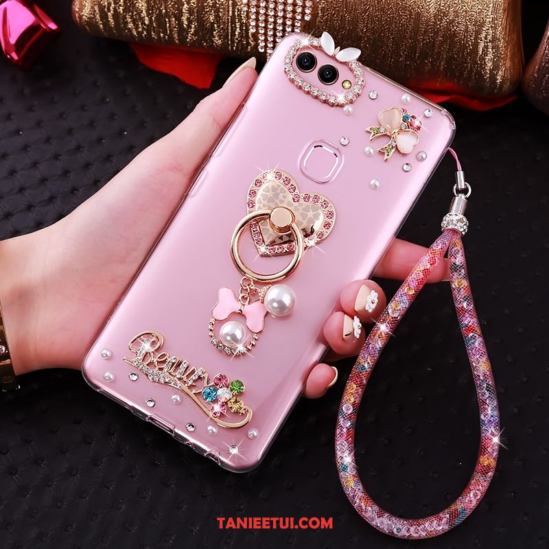 Etui Huawei P Smart Telefon Komórkowy Miękki Ochraniacz, Futerał Huawei P Smart Przezroczysty Rhinestone