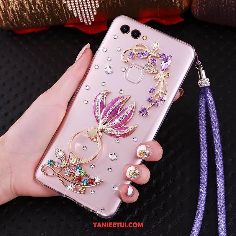 Etui Huawei P Smart Telefon Komórkowy Przezroczysty Rhinestone, Futerał Huawei P Smart Miękki