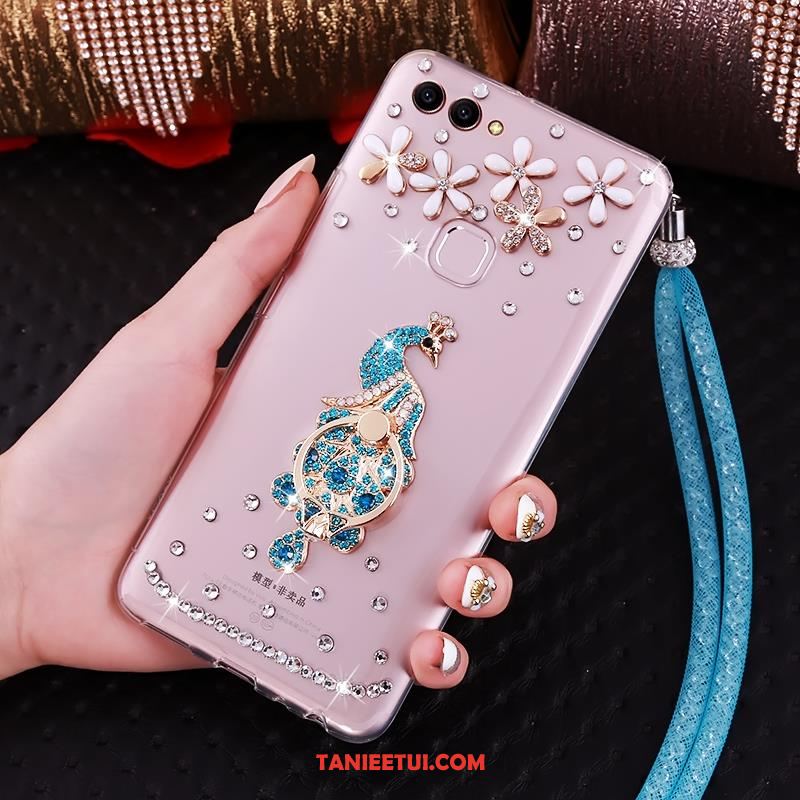 Etui Huawei P Smart Telefon Komórkowy Przezroczysty Rhinestone, Futerał Huawei P Smart Miękki