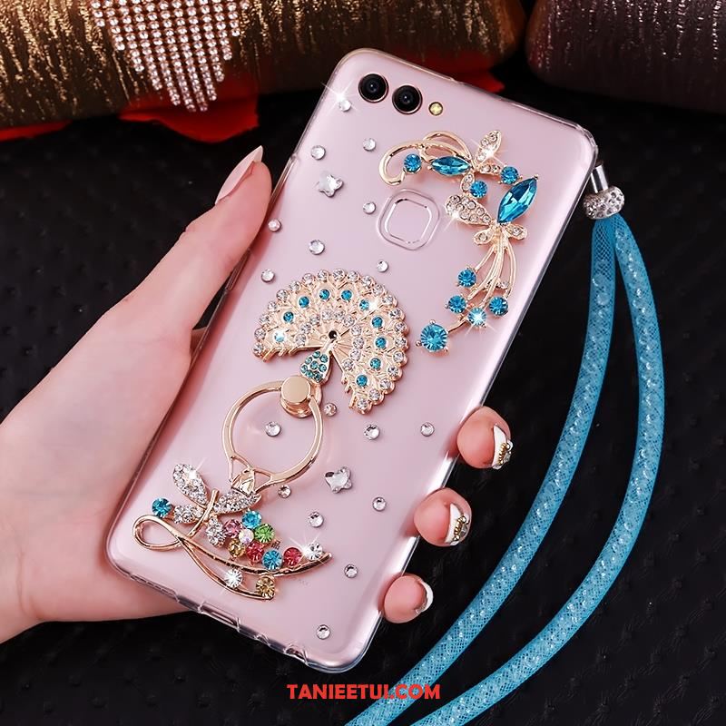 Etui Huawei P Smart Telefon Komórkowy Przezroczysty Rhinestone, Futerał Huawei P Smart Miękki