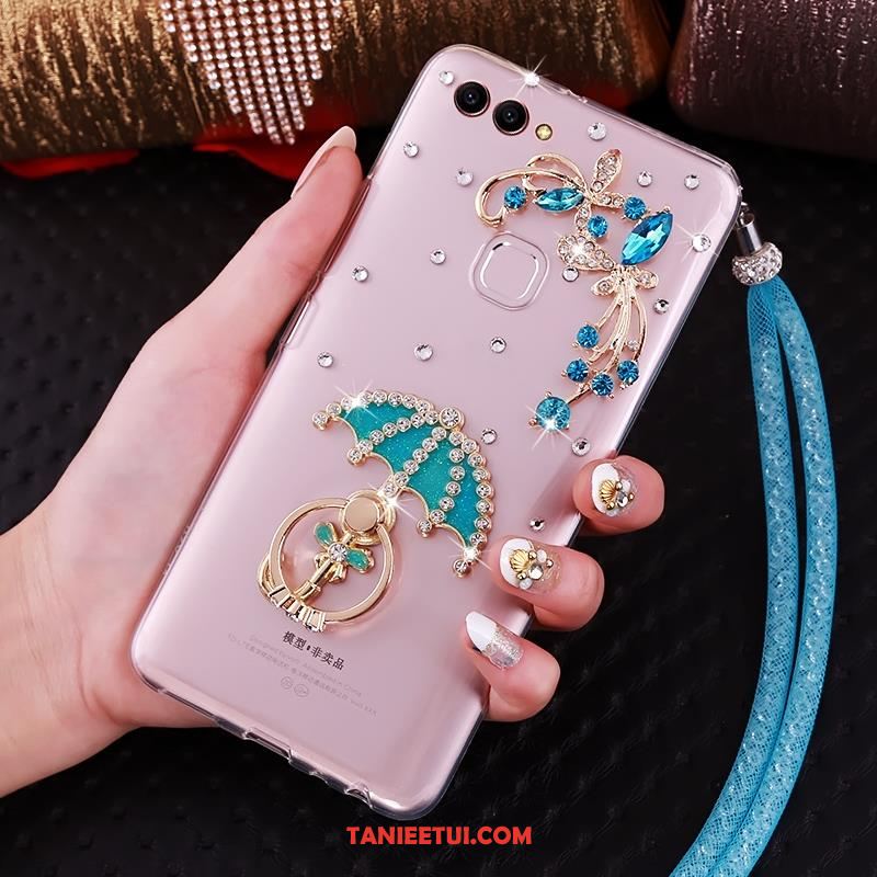 Etui Huawei P Smart Telefon Komórkowy Przezroczysty Rhinestone, Futerał Huawei P Smart Miękki