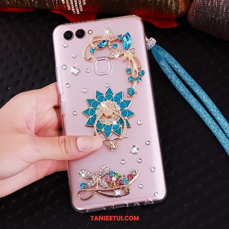 Etui Huawei P Smart Telefon Komórkowy Przezroczysty Rhinestone, Futerał Huawei P Smart Miękki