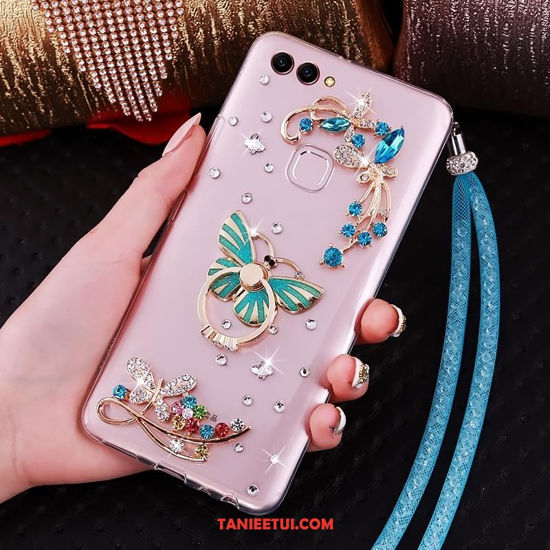 Etui Huawei P Smart Telefon Komórkowy Przezroczysty Rhinestone, Futerał Huawei P Smart Miękki