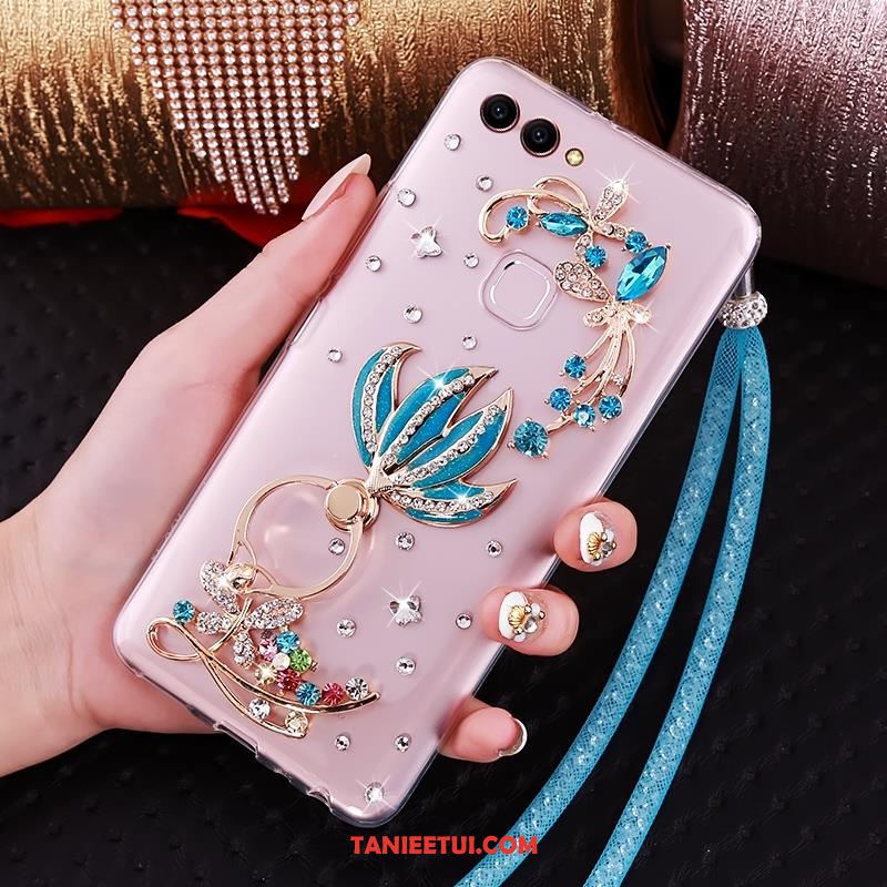 Etui Huawei P Smart Telefon Komórkowy Przezroczysty Rhinestone, Futerał Huawei P Smart Miękki