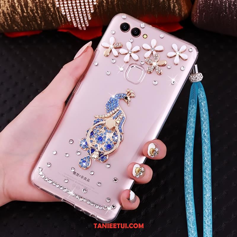 Etui Huawei P Smart Telefon Komórkowy Przezroczysty Rhinestone, Futerał Huawei P Smart Miękki