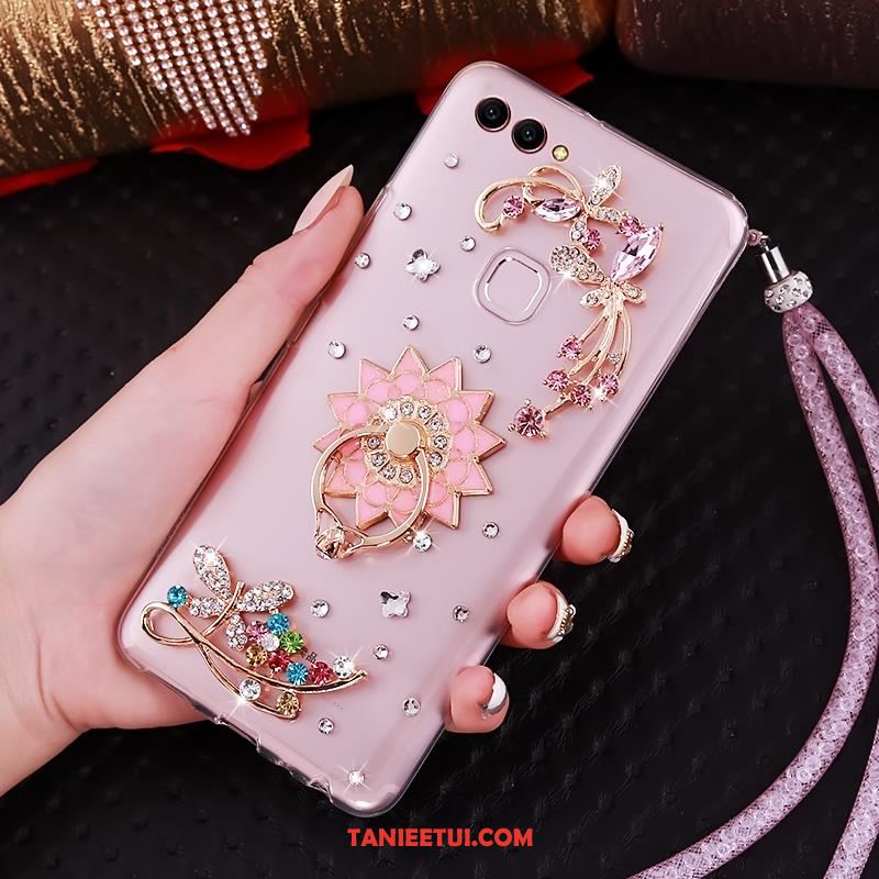 Etui Huawei P Smart Telefon Komórkowy Przezroczysty Rhinestone, Futerał Huawei P Smart Miękki