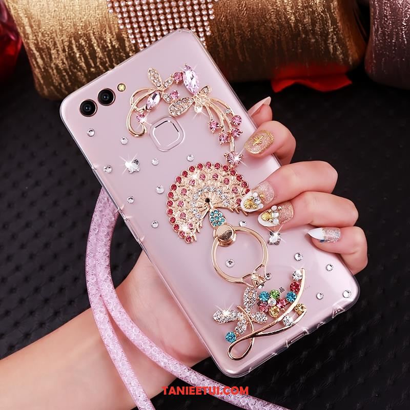 Etui Huawei P Smart Telefon Komórkowy Przezroczysty Rhinestone, Futerał Huawei P Smart Miękki