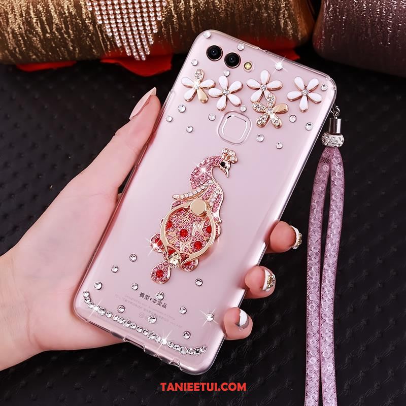 Etui Huawei P Smart Telefon Komórkowy Przezroczysty Rhinestone, Futerał Huawei P Smart Miękki