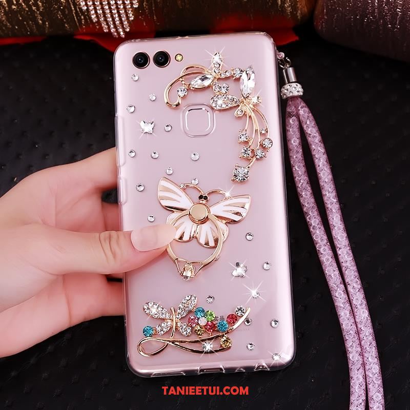 Etui Huawei P Smart Telefon Komórkowy Przezroczysty Rhinestone, Futerał Huawei P Smart Miękki