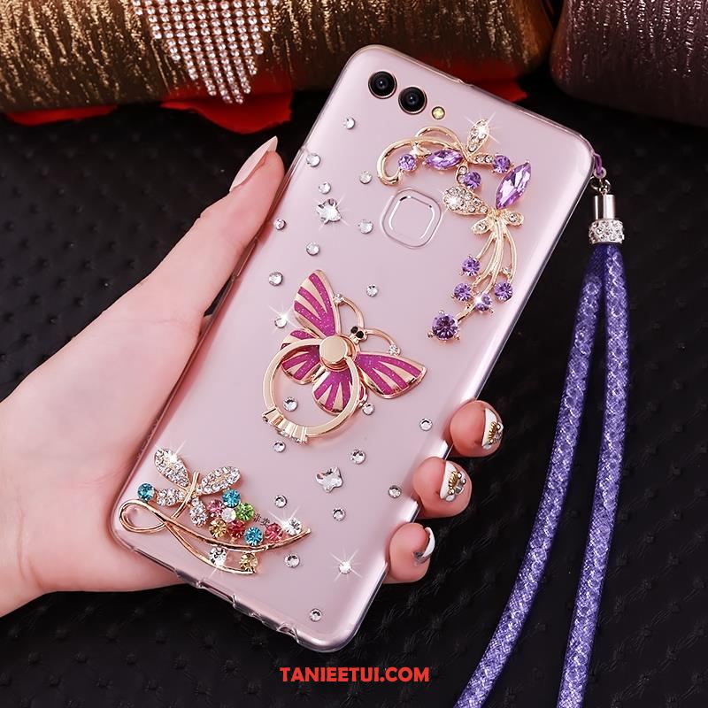 Etui Huawei P Smart Telefon Komórkowy Przezroczysty Rhinestone, Futerał Huawei P Smart Miękki