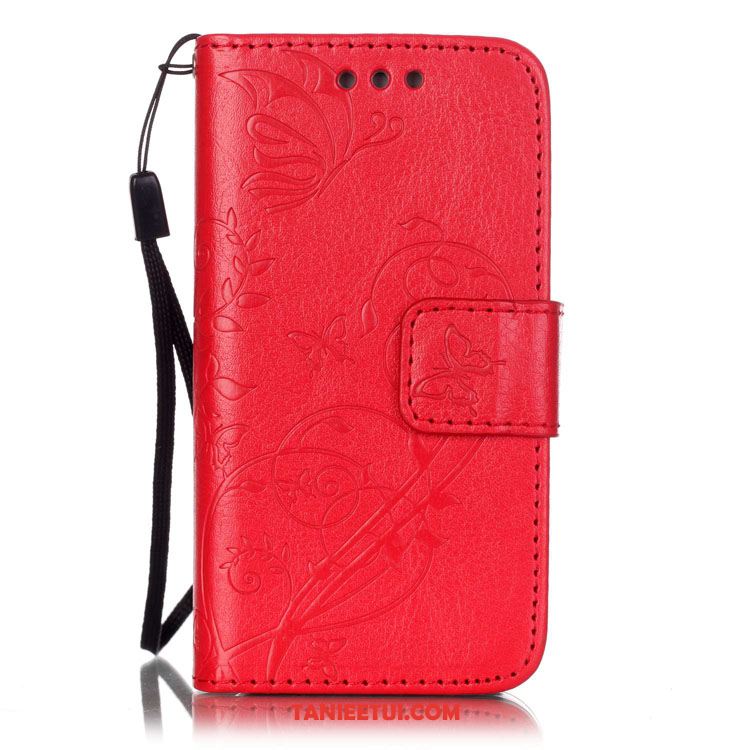 Etui Huawei P Smart+ Wspornik Skóra Telefon Komórkowy, Pokrowce Huawei P Smart+ Motyl Relief Karta Braun