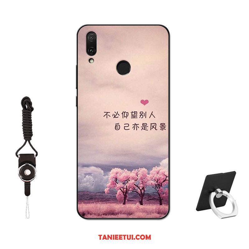 Etui Huawei P Smart Z Filmy Miękki Czarny, Obudowa Huawei P Smart Z Szkło Hartowane Telefon Komórkowy Ochraniacz