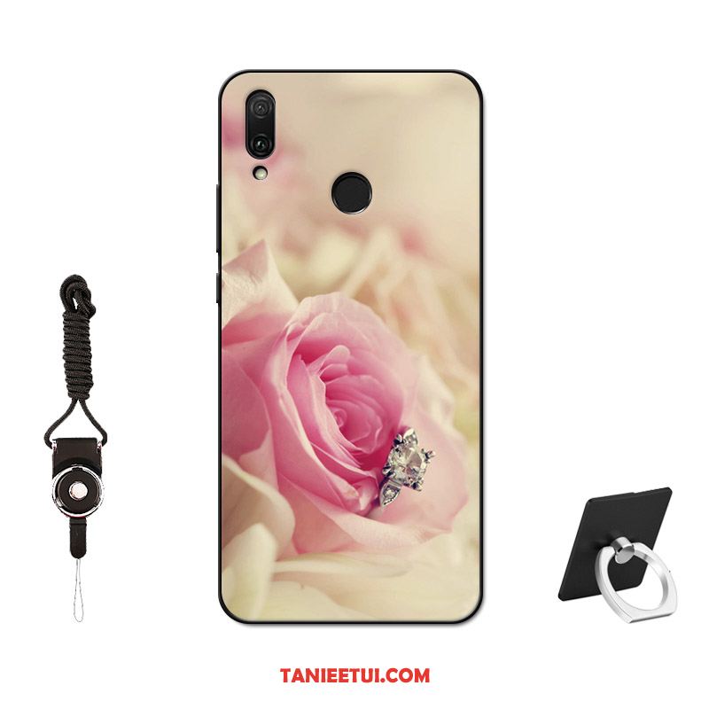 Etui Huawei P Smart Z Filmy Miękki Czarny, Obudowa Huawei P Smart Z Szkło Hartowane Telefon Komórkowy Ochraniacz