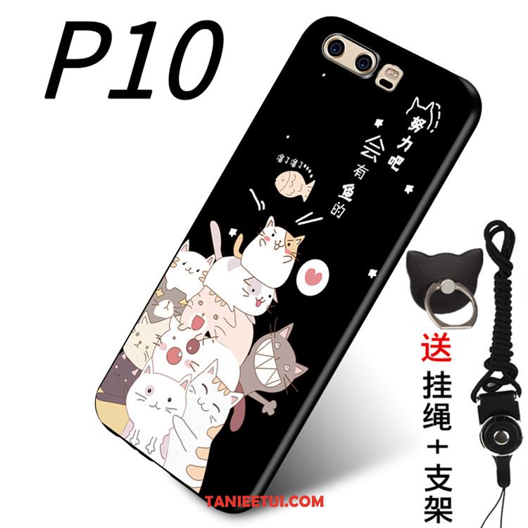 Etui Huawei P10 Czarny Anti-fall Telefon Komórkowy, Futerał Huawei P10 Ring