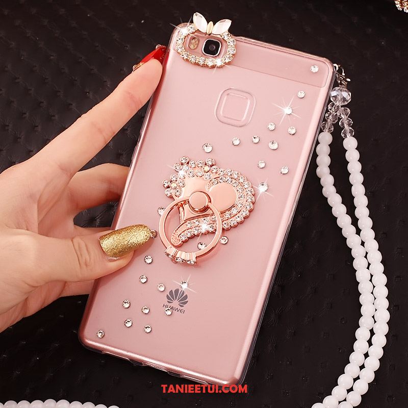 Etui Huawei P10 Lite Modna Marka Młodzież Różowe, Pokrowce Huawei P10 Lite Kreatywne Rhinestone Telefon Komórkowy