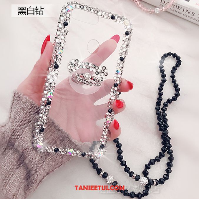 Etui Huawei P10 Lite Rhinestone Młodzież Przezroczysty, Futerał Huawei P10 Lite Granica Wspornik Miękki