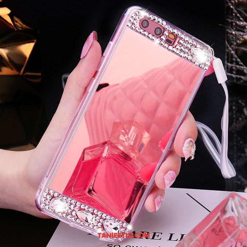 Etui Huawei P10 Lustro Telefon Komórkowy Rhinestone, Futerał Huawei P10 Ochraniacz Champagner Farbe