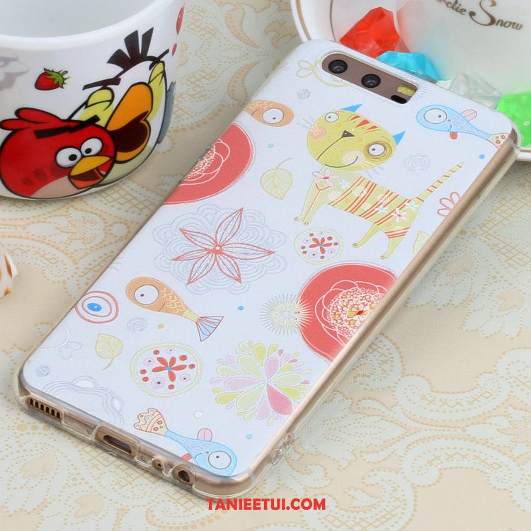Etui Huawei P10 Niebieski Kreskówka Sztuka, Futerał Huawei P10 Kolor Zakochani Mały